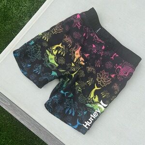 Hurley 4T kids swim trunks bathing suit